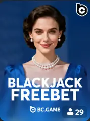 Blackjack Freebet BC Game España game cover