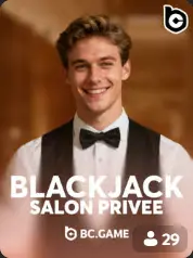 Blackjack Salon Privee BC Game España game cover