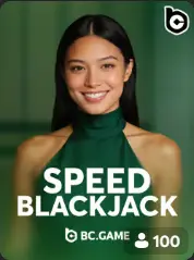 Speed Blackjack BC Game España game cover
