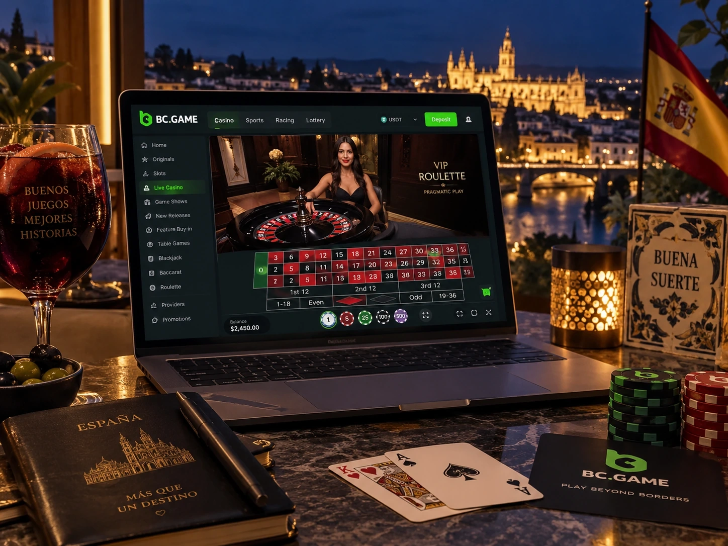 Juego de casino en BC Game España
