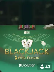 Blackjack First Person BC Game España game cover