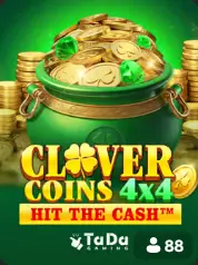 Clover Coins 4x4 Hit The Cash BC Game España game cover